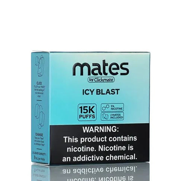 7Daze Click-Mates Pods (LIQ Pod 20mg 18mL; 9mL 2-Pack| Icy Blast with Packaging