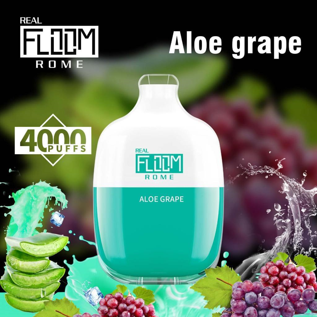 Floom Rome Disposable | 4000 Puffs | 10mL | 50mg | Aloe Grape