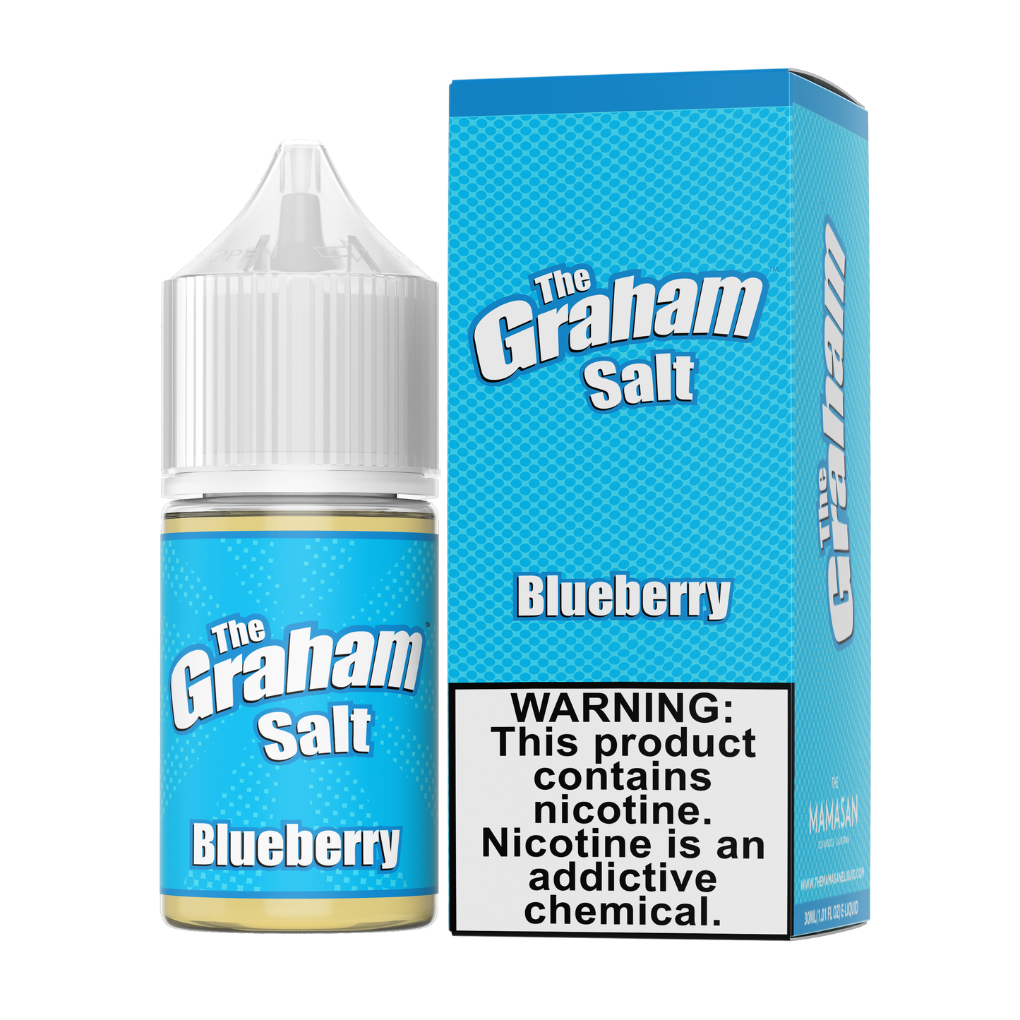 Slam Juice SALTS E-Liquid - Blueberry, 30mL with Packaging