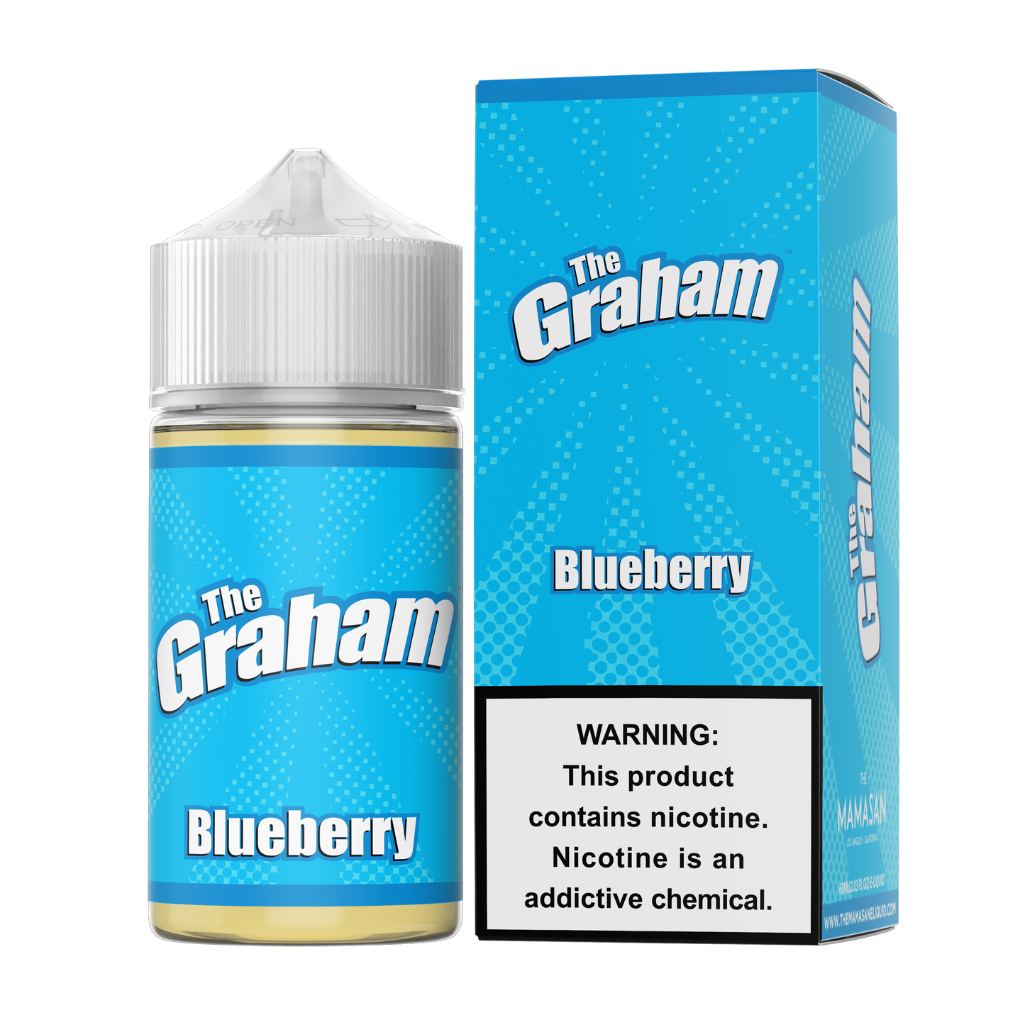 Slam Juice - Blueberry E-Juice, 60mL with Packaging
