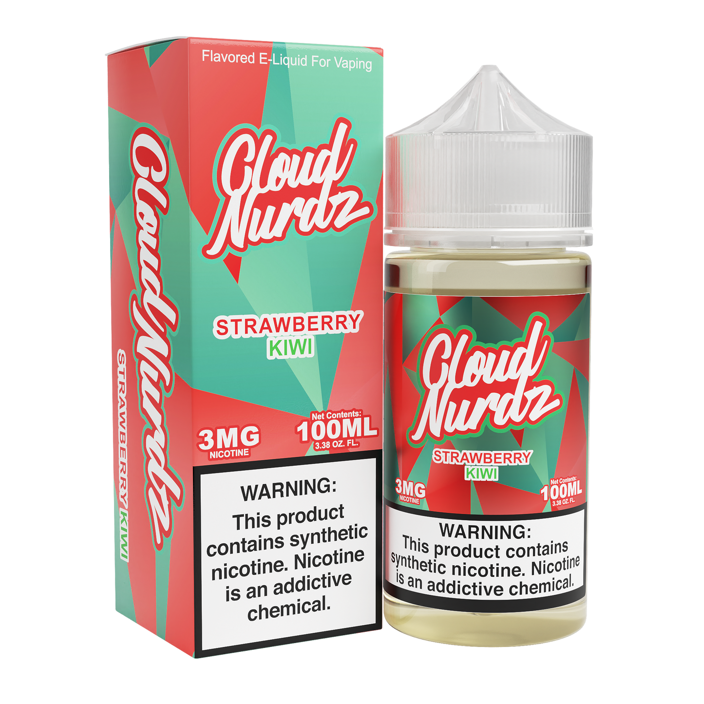 Strawberry Kiwi by Cloud Nurdz TFN 100mL with packaging