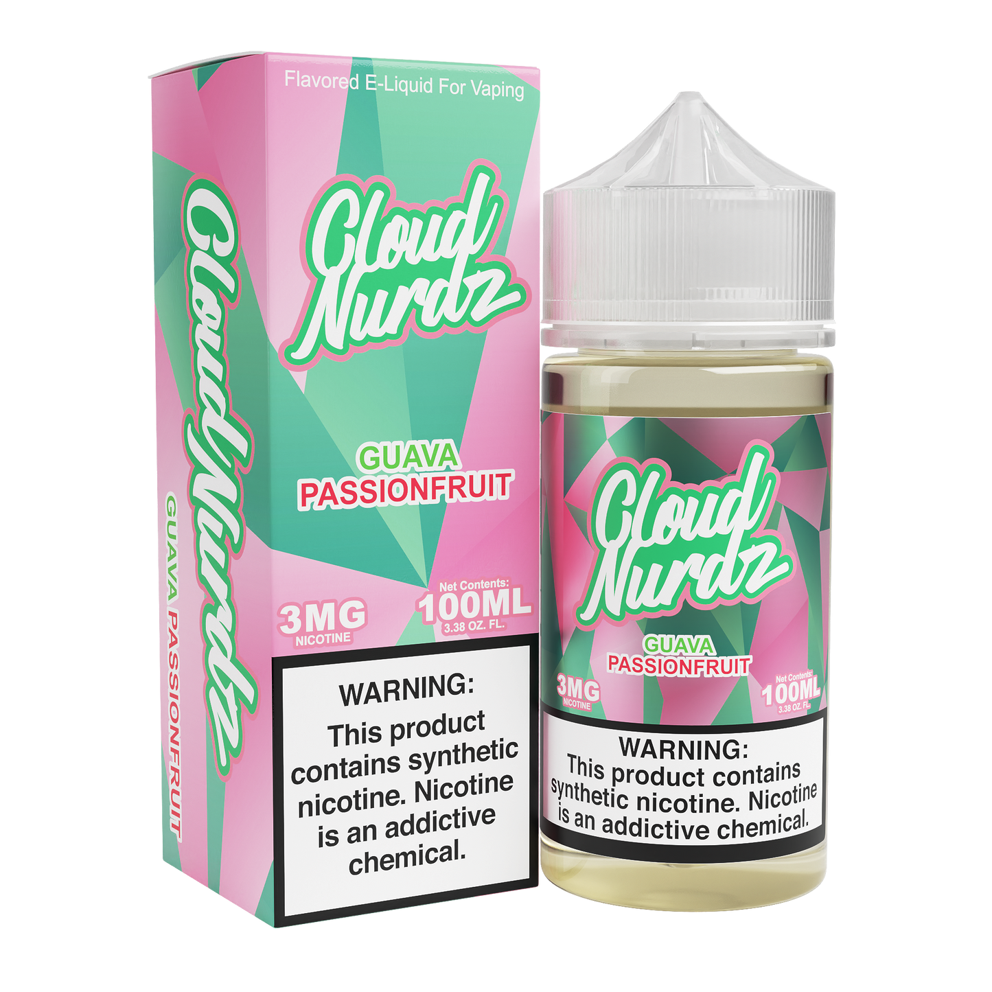 Guava Passionfruit (Pink Guava) by Cloud Nurdz TFN 100mL with packaging
