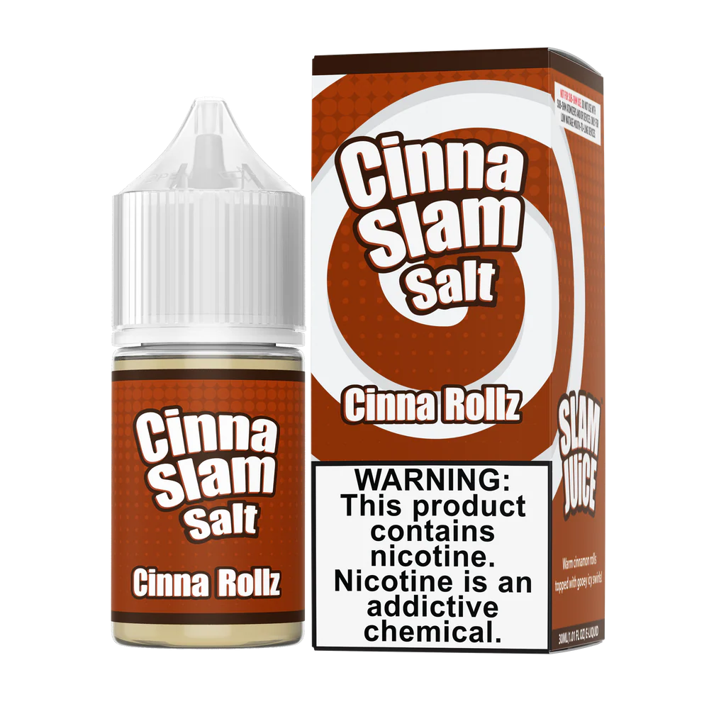Slam Juice - Cinna Slam Salts 30mL with Packaging