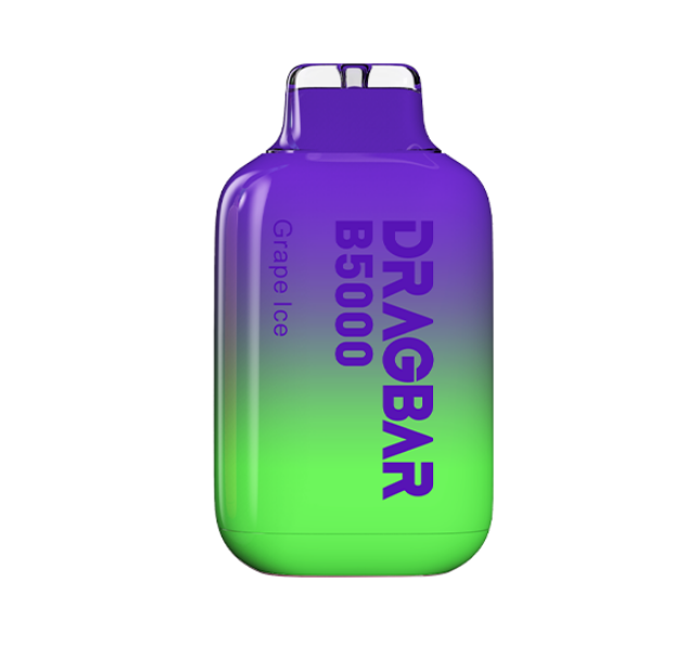 DRAGBAR B5000 Disposable | 5000 Puffs | 13mL | 50mg | Grape Ice