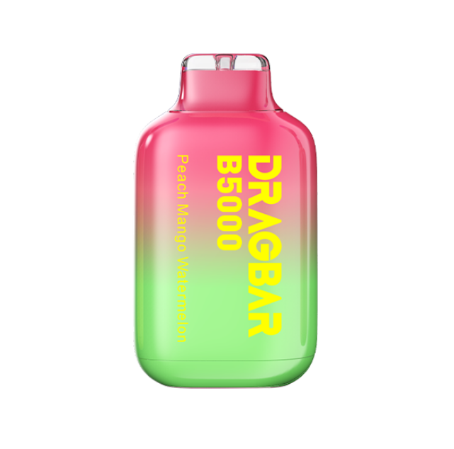 DRAGBAR B5000 Disposable | 5000 Puffs | 13mL | 50mg | Peach Mango Watermelon