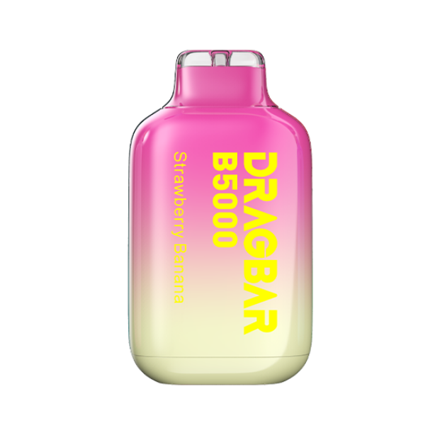 DRAGBAR B5000 Disposable | 5000 Puffs | 13mL | 50mg | Strawberry Banana