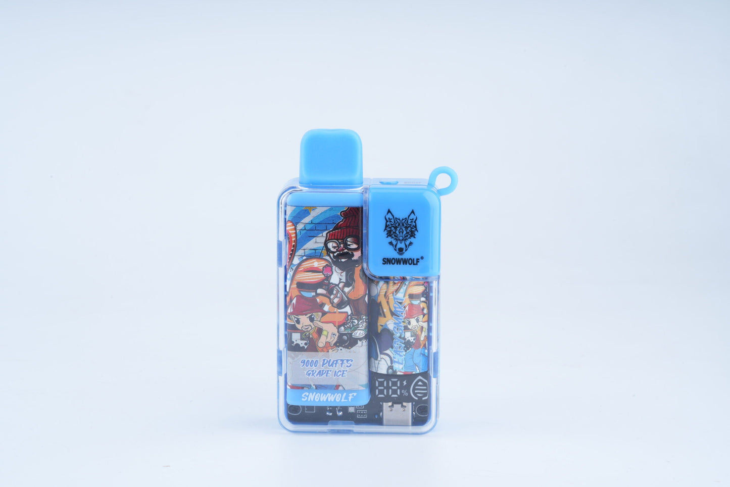Snowwolf Easy Smart Disposable | 9000 Puffs | 18mL | 50mg | Grape Ice
