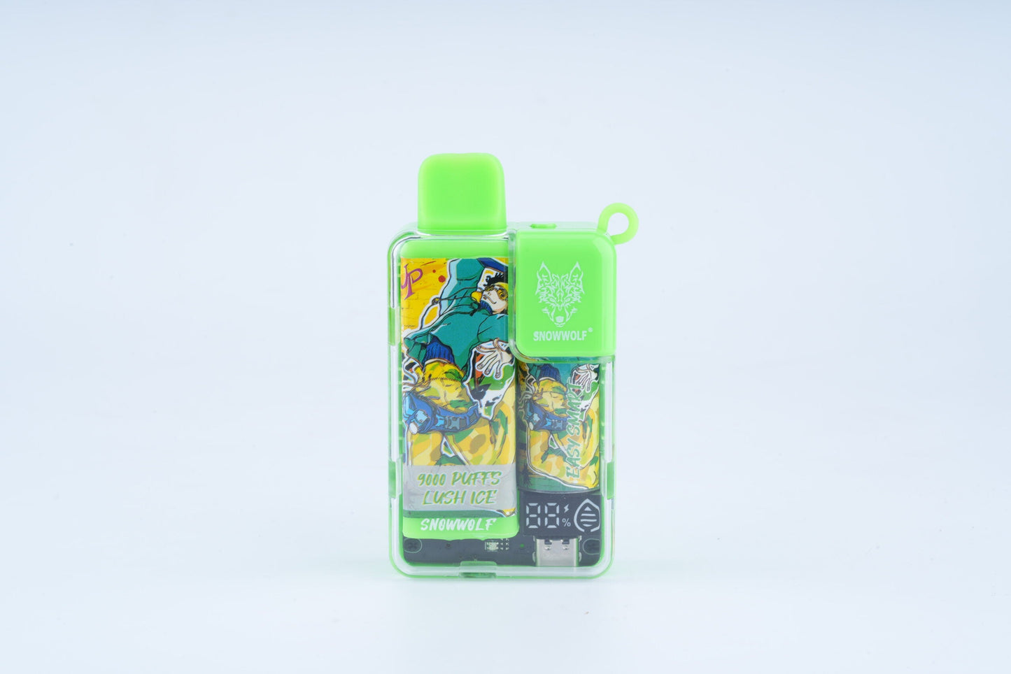 Snowwolf Easy Smart Disposable | 9000 Puffs | 18mL | 50mg | Lush Ice