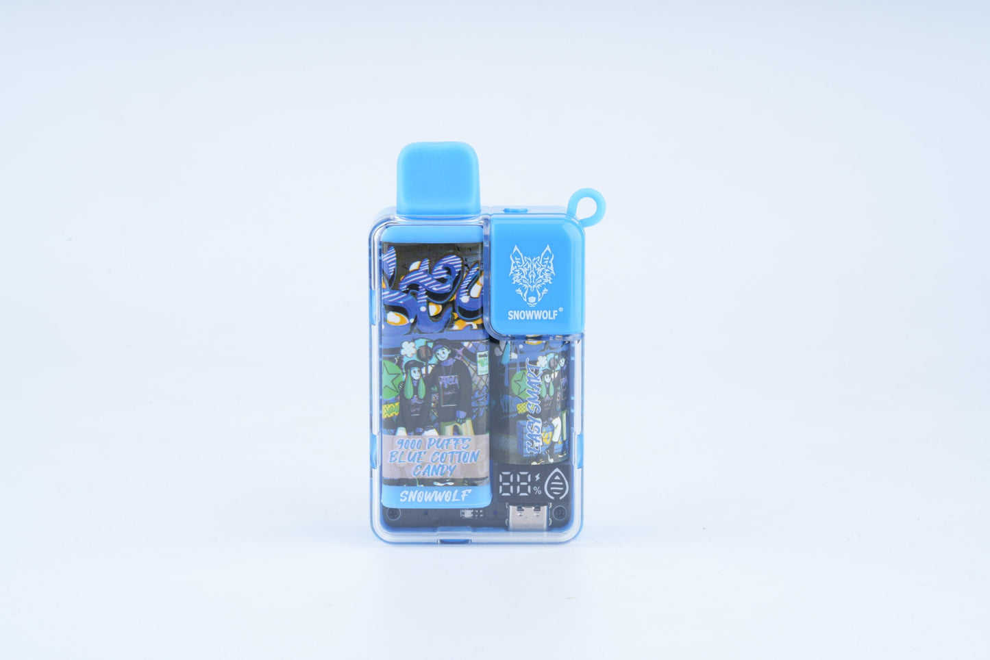 Snowwolf Easy Smart Disposable | 9000 Puffs | 18mL | 50mg | Blue Cotton Candy