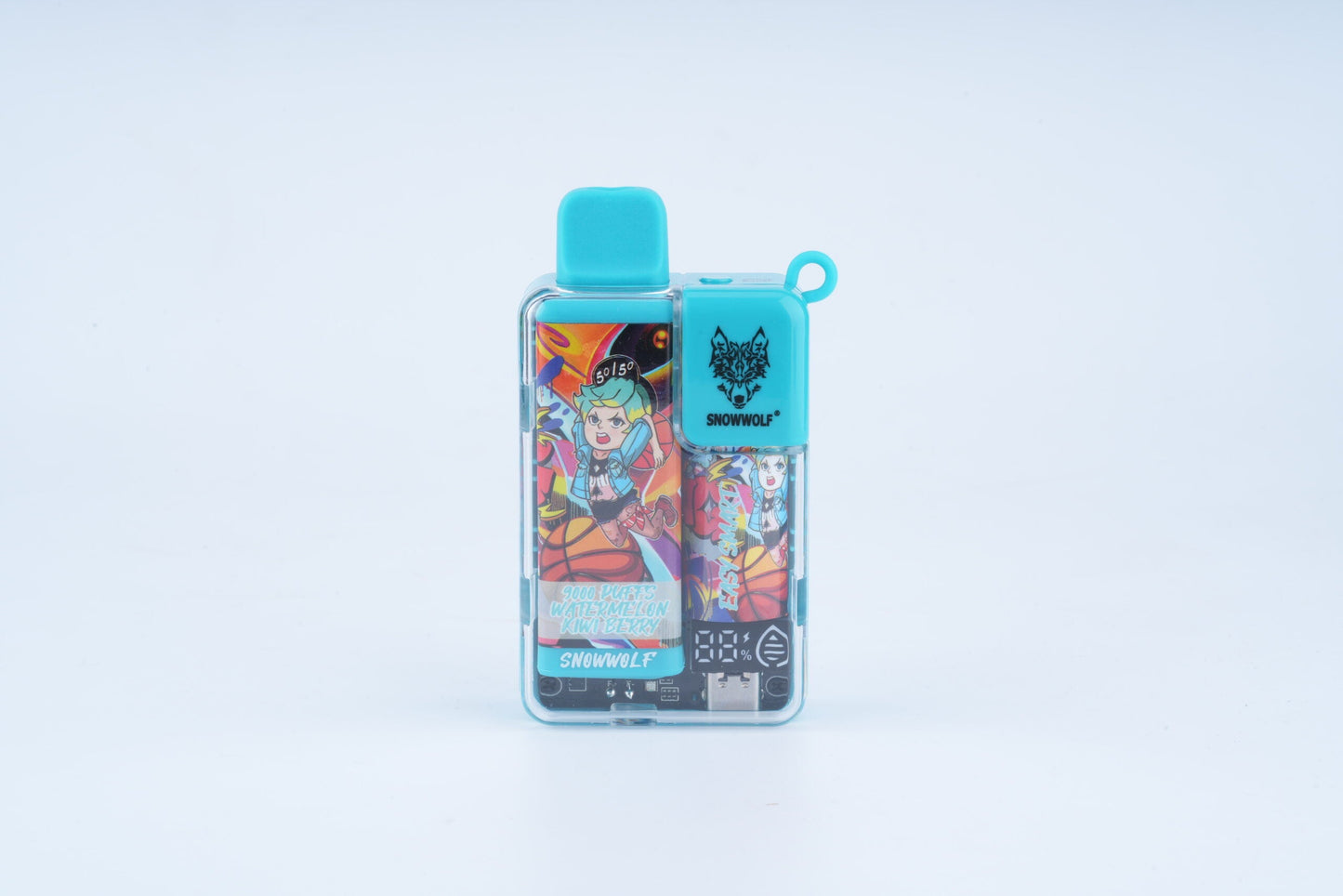 Snowwolf Easy Smart Disposable | 9000 Puffs | 18mL | 50mg | Watermelon Kiwi Berry