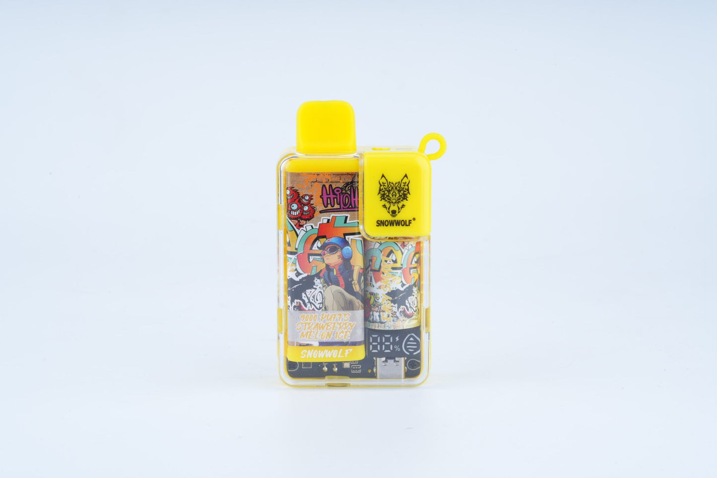Snowwolf Easy Smart Disposable | 9000 Puffs | 18mL | 50mg | Strawberry Melon Ice