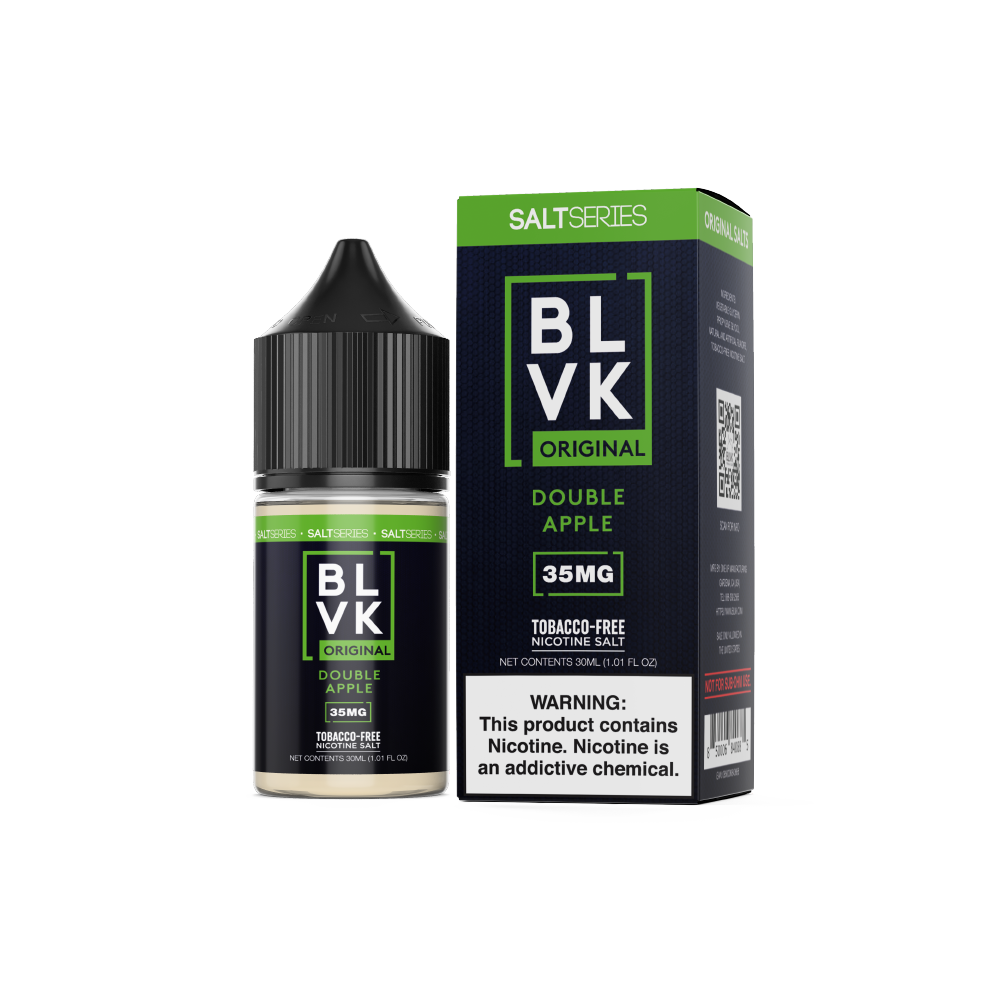Double Apple by BLVK TFN Salt 30mL (Salt Nic) with Packaging