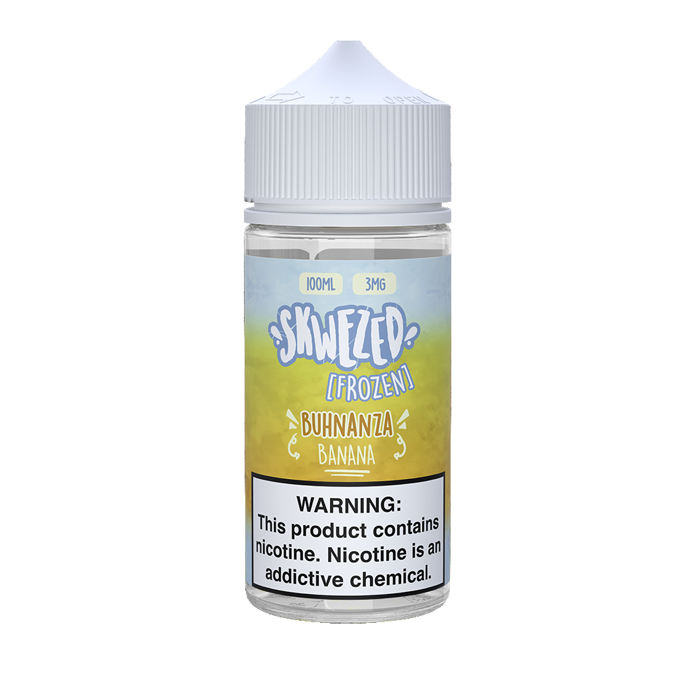 Skwezed - Frozen Buhnanza (Banana Ice) E-Juice, 100mL bottle