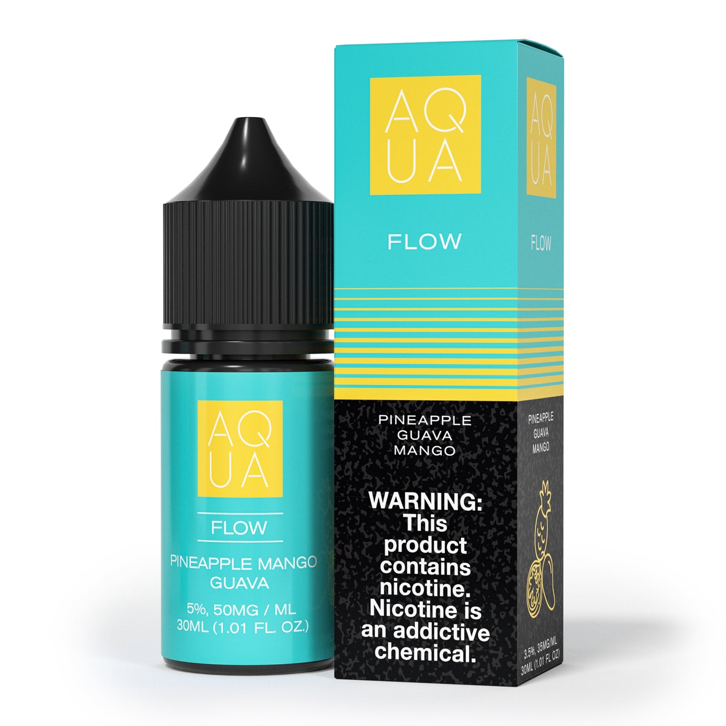 Aqua SALTS E-Liquid - Flow, 30mL | 50mg with packaging