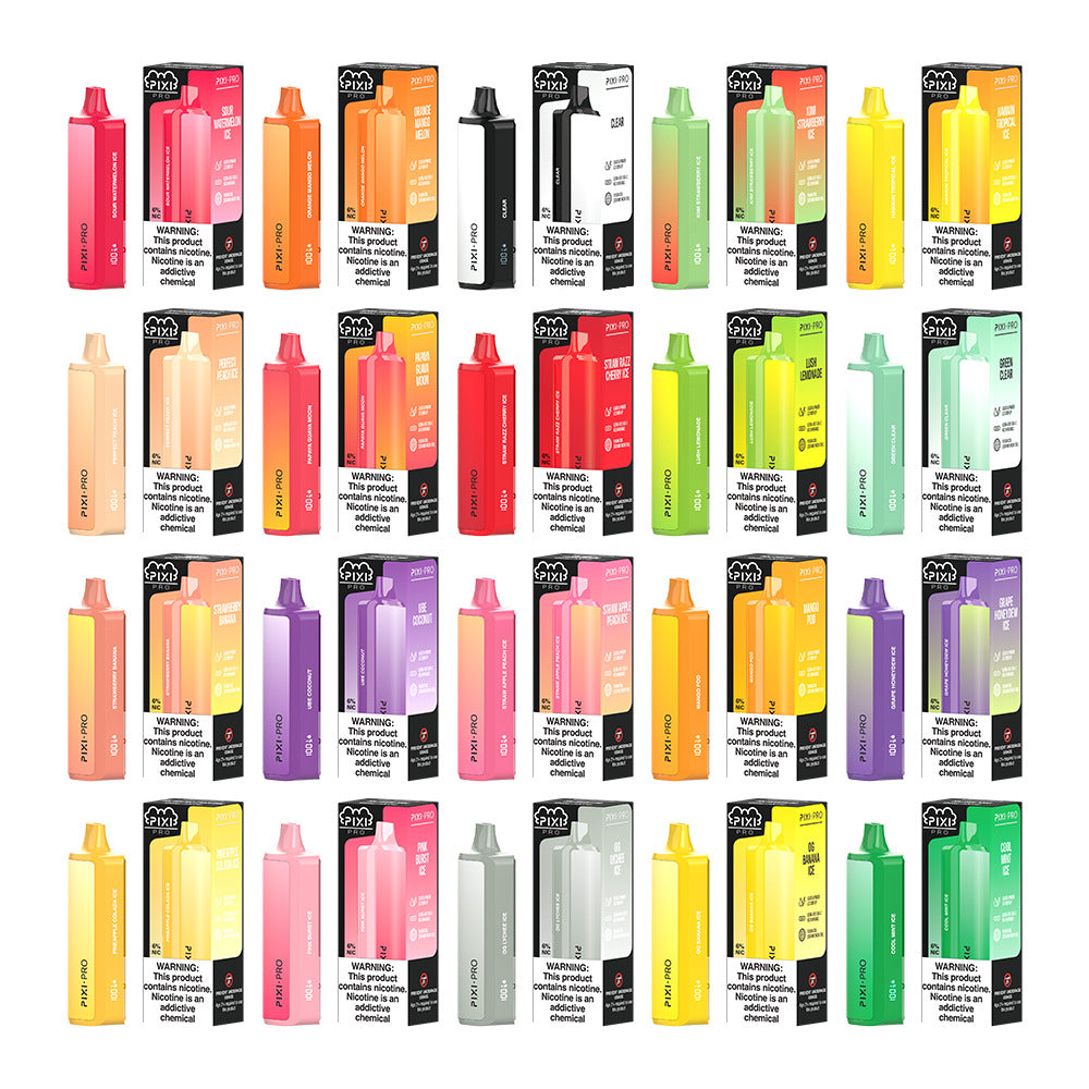Puff Pixi Pro Disposable | 8000 puffs | 14mL | 60Mg | Group Photo