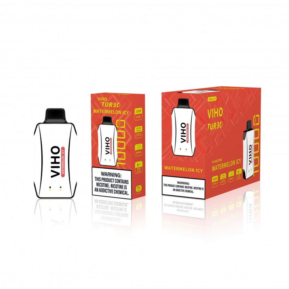 Viho Turbo Disposable | 10000 Puffs | 17mL | 50mg | Watermelon Icy with packaging