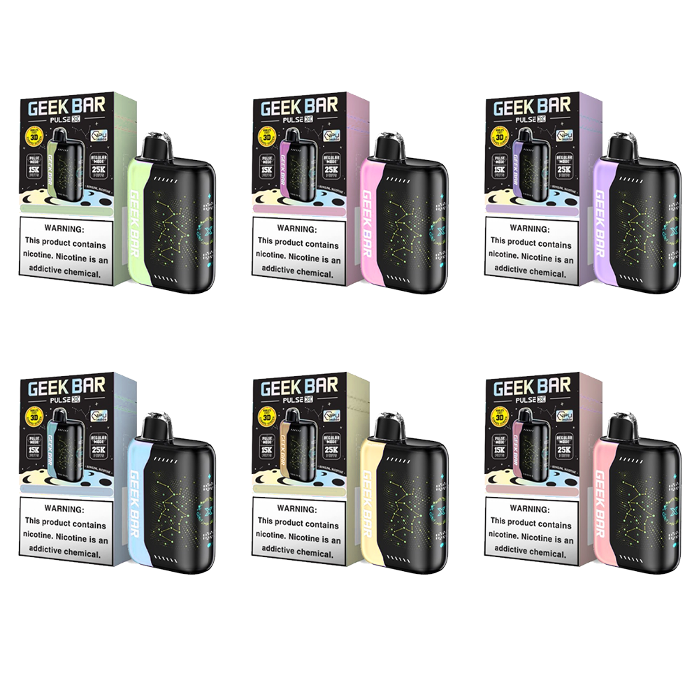 Geek Bar Pulse X Disposable | 25000 Puffs | 18mL | 50mg | Group Photo