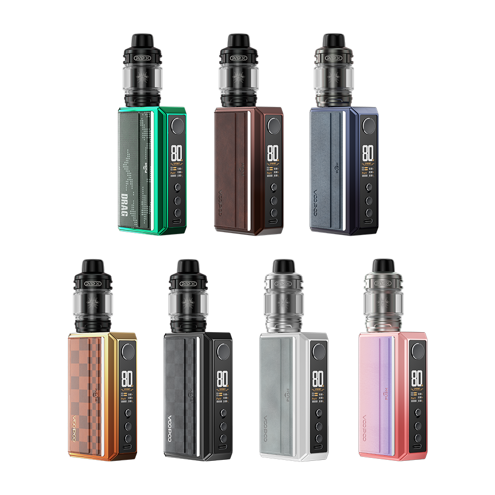 Voopoo - Drag 5 Box Mod Starter Kit - Group Photo