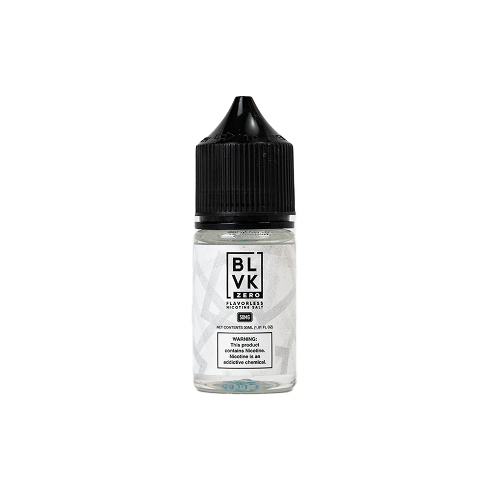 BLVK ZERO SALTS E-Liquid - Flavorless, 30mL | 50mg