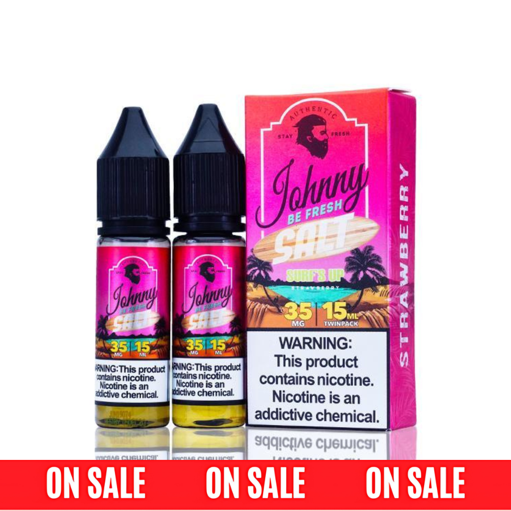 Johnny AppleVapes Salt Series E-Liquid | x2-15mL | 35mg | Surfs Up Salt with packaging On Sale