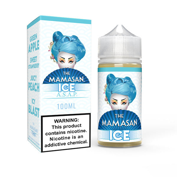 The Mamasan Series E-Liquid | 100mL | A.S.A.P. Ice with packaging