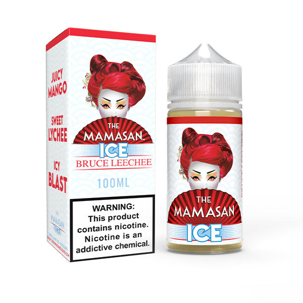 The Mamasan Series E-Liquid | 100mL | Bruce Leechee Ice with packaging