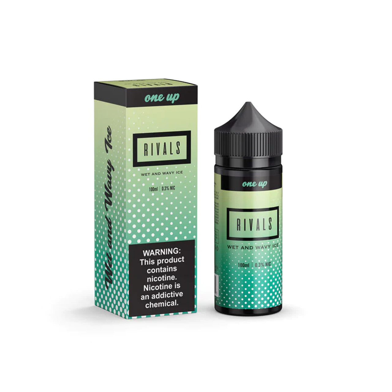One Up TFN E-Liquid | 100mL | Freebase | Rivals Series | Wet And Wavy Ice with packaging