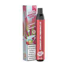 Monster Bars XL Disposable | 3500 Puffs | 7mL Strawberry Kiwi Pomegranate Ice with Packaging