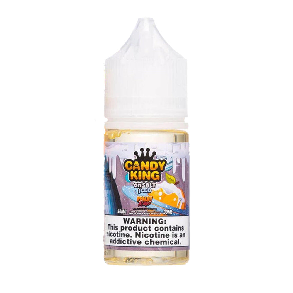 DripMore SALTS E-Liquid - Peachy Rings ICED, 30ml bottle