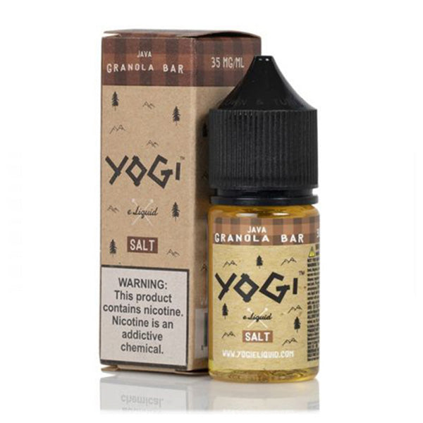 Java Granola Bar by Yogi Salt 30mL (Salt Nic) With Packaging