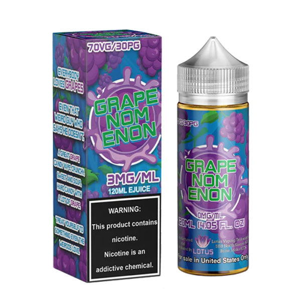 ICE Grapenomenon by Nomenon 120mL (Freebase) with Packaging