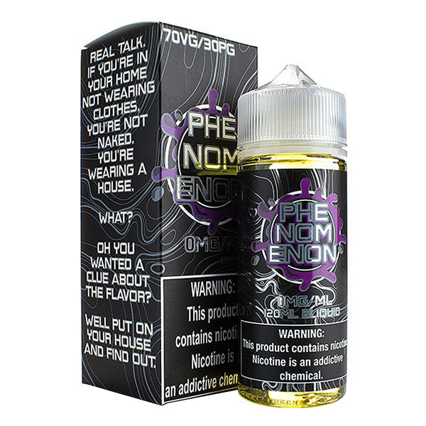 Phenomenon by Nomenon 120mL (Freebase) with Packaging