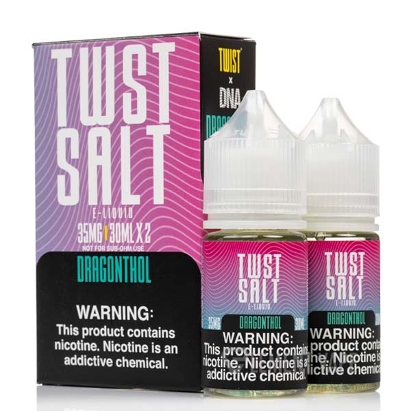 Dragonthol by Twist Salt Series 60mL (Salt Nic) • 30mL 2-Pack with Packaging