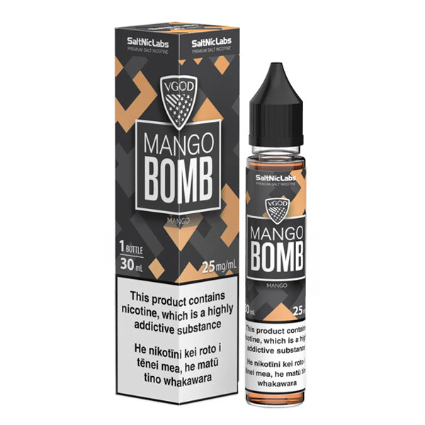 Mango Bomb by VGOD Salt 30mL (Salt Nic) with Packaging