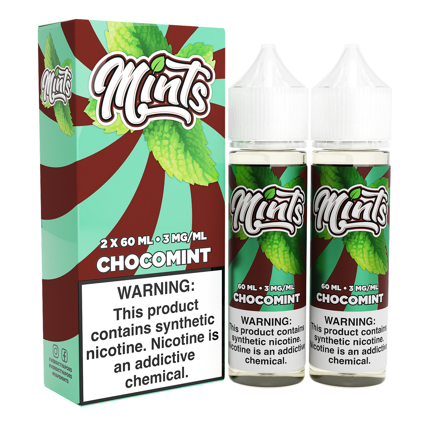 Chocomint by Mints Series 2x60mL with Packaging