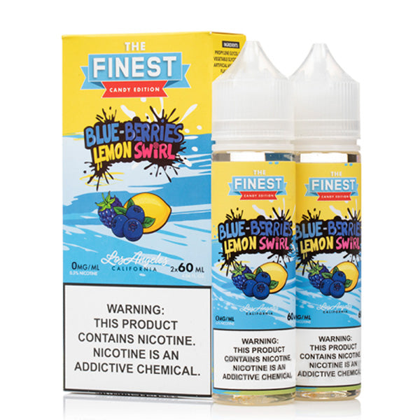The Finest - Blue Berries Lemon Swirl E-Juice, 120mL (60mL 2-Pack) with Packaging