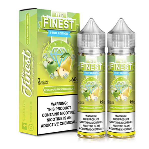 The Finest - Apple Pearadise ICE E-Juice - 120mL (60mL 2-Pack) with Packaging