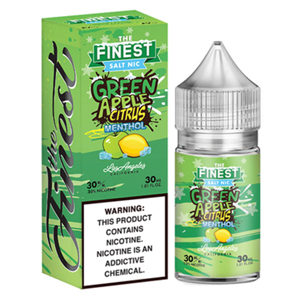 Green Apple Citrus by Finest Salt Series 30mL (Salt Nic) with Packaging