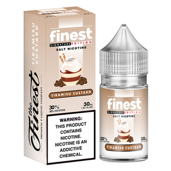 Tiramisu Custard by Finest Salt Series 30mL (Salt Nic) with Packaging