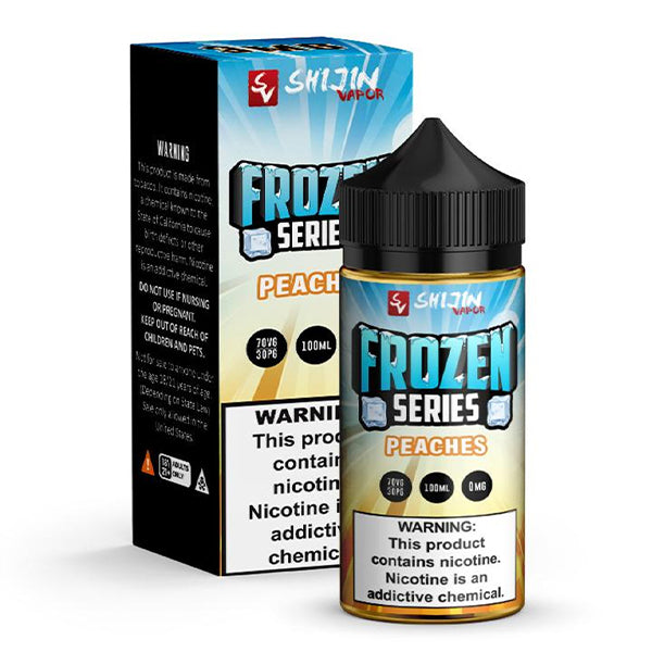 Shijin Vapor - Frozen Peaches E-Juice, 100mL with Packaging
