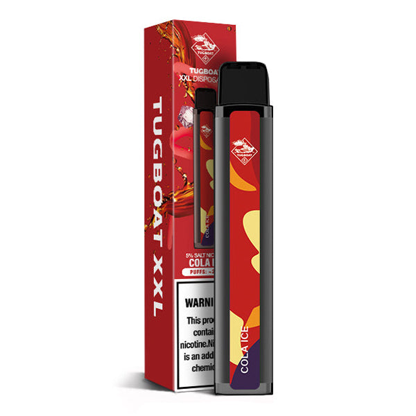 Tug Pod XXL - 2500 Puffs Disposable - 6.6mL 50mg - Cola Ice with Packaging
