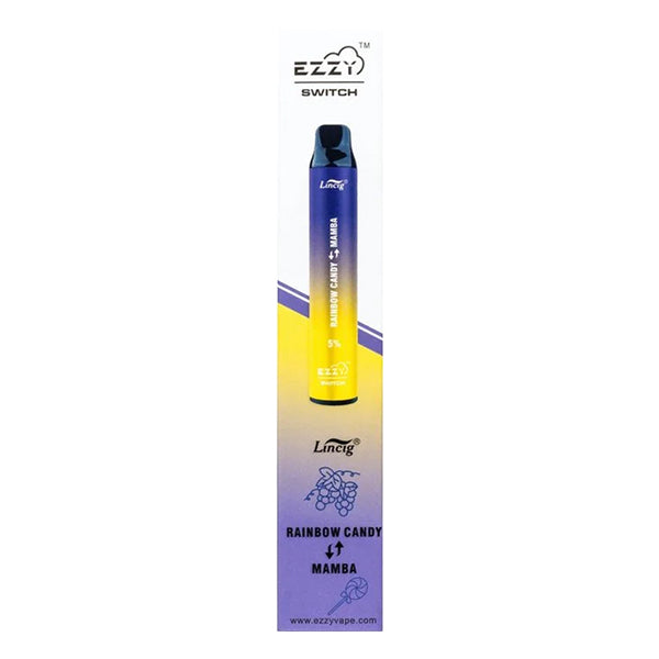 Ezzy Switch Disposable | 2400 Puffs | 6.5mL Mamba Rainbow Candy