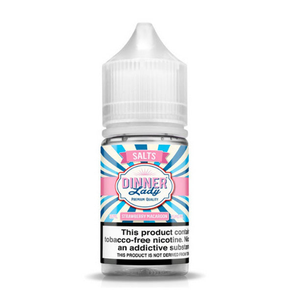 Dinner Lady SALTS E-Liquid Strawberry Macaroon, 30mL