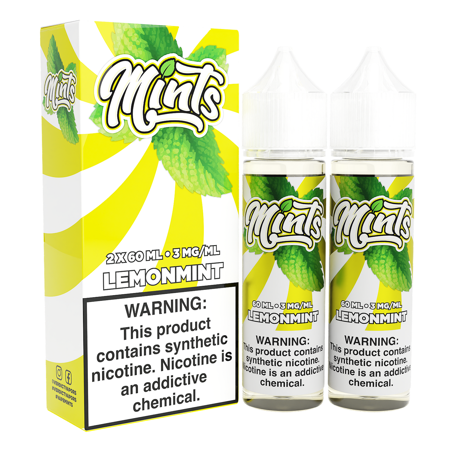 Lemonmint by Mints Series 2x60mL with Packaging