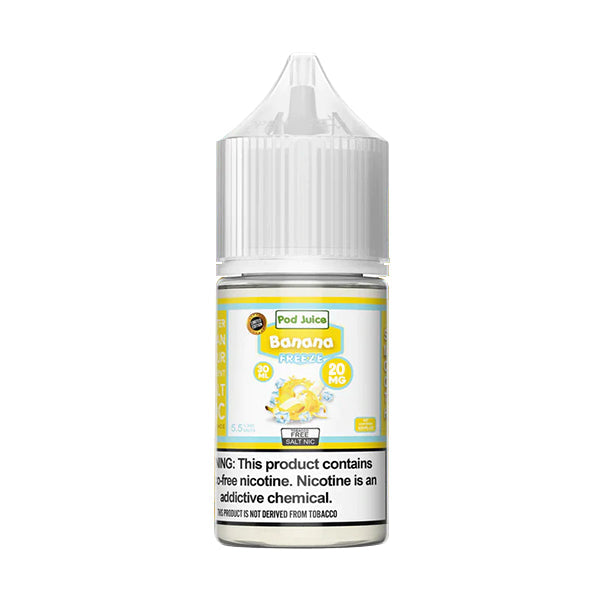 Pod Juice TFN SALTS E-Liquid - Banana Freeze, 30mL | 20mg
