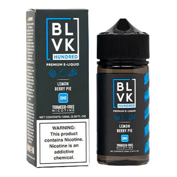 Lemon Berry Pie BLVK TFN 100mL 0mg bottle with packaging