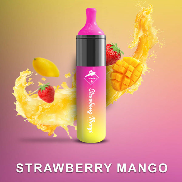 Tugpod EVO Disposable | 4500 Puffs | 10mL | Strawberry Mango