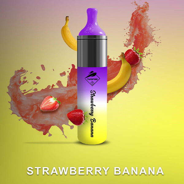 Tugpod EVO Disposable | 4500 Puffs | 10mL | Strawberry Banana