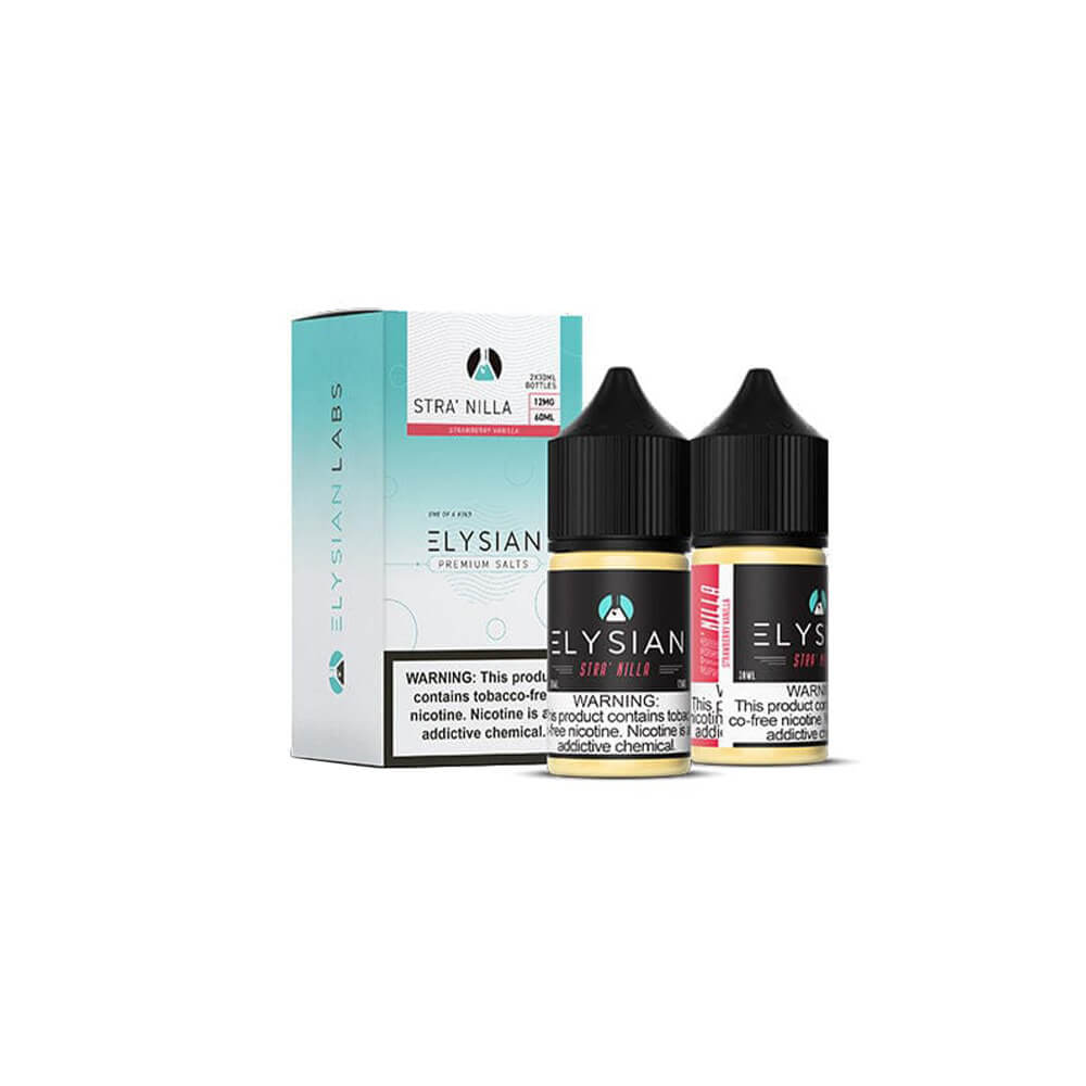 Elysian Nillas Salts Series | 60mL | 12mg | Stra Nilla with packaging