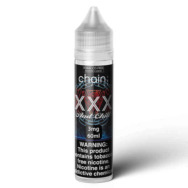 Chain Vapez Series E-Liquid | x2-60mL (120mL) | 3mg | XXX and Chill bottle